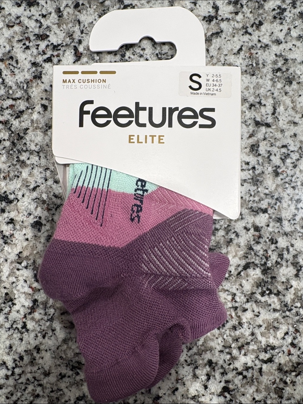 Feetures Max Cushion No Show Tab Socks